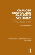 Cover: Chaucer Source and Analogue Criticism - Routledge