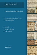 Cover: Transmission and Reception - Gorgias Press
