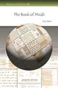 Cover: The Book of Micah - Gorgias Press