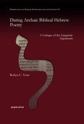 Cover: Dating Archaic Biblical Hebrew Poetry - Gorgias Press