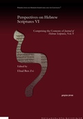 Cover: Perspectives on Hebrew Scriptures VI - Gorgias Press