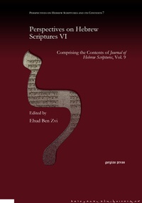 Enlarge image Cover: Perspectives on Hebrew Scriptures VI - Gorgias Press