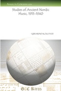 Cover: Studies of Ancient Nordic Music, 1915-1940 - Gorgias Press