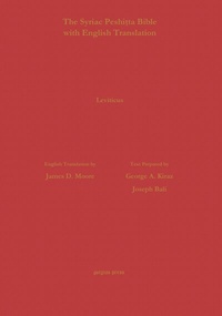 Enlarge image Cover: Leviticus According to the Syriac Peshitta Version with English Translation - Gorgias Press