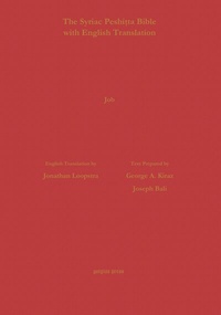 Enlarge image Cover: Job According to the Syriac Peshitta Version with English Translation - Gorgias Press
