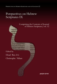 Enlarge image Cover: Perspectives on Hebrew Scriptures IX - Gorgias Press
