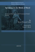 Cover: Speaking on the Brink of Sheol - Gorgias Press