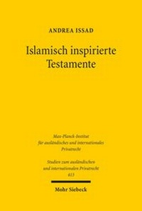 Abbildung von: Islamisch inspirierte Testamente - Mohr Siebeck