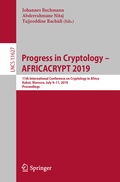 Cover: Progress in Cryptology - AFRICACRYPT 2019 - Springer