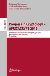 Abbildung von: Progress in Cryptology - AFRICACRYPT 2019 - Springer