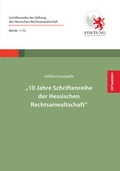 Cover: Jubil&auml;umsausgabe - 10&nbsp;Jahre&nbsp;Schriftenreihe - Sievers & Partner