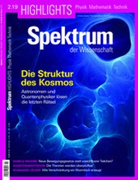 Abbildung von: Spektrum Highlights - Die Struktur des Kosmos - Spektrum der Wissenschaft