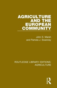 Abbildung von: Agriculture and the European Community - Routledge