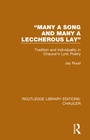 Cover: "Many a Song and Many a Leccherous Lay" - Routledge