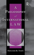 Cover: A Philosophy Of International Law - Routledge