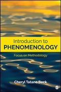 Cover: Introduction to Phenomenology - SAGE Publications Inc