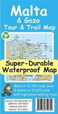 Abbildung von: Malta and Gozo Tour and Trail Map - Discovery Walking Guides Ltd