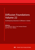 Cover: Contemporary Advances in Diffusion in Solids - Trans Tech Publications Ltd
