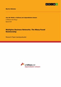 Abbildung von: Multiplex Business Networks. The Many-Faced Relationship - GRIN Verlag