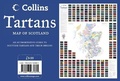 Cover: Tartans Wall Map of Scotland - Collins