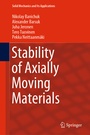 Cover: Stability of Axially Moving Materials - Springer