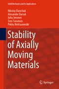 Cover: Stability of Axially Moving Materials - Springer