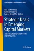 Cover: Strategic Deals in Emerging Capital Markets - Springer