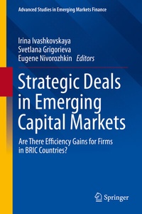 Abbildung von: Strategic Deals in Emerging Capital Markets - Springer