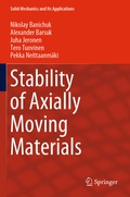 Cover: Stability of Axially Moving Materials - Springer