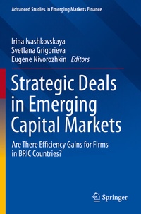 Abbildung von: Strategic Deals in Emerging Capital Markets - Springer
