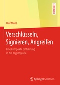 Cover: Verschl&uuml;sseln, Signieren, Angreifen - Springer Spektrum