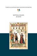 Cover: Mitteilungen des Verbandes bayerischer Geschichtsvereine 28 (2018) - Verlag PH.C.W. SCHMIDT bei Rudolph Druck