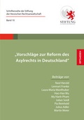 Cover: Vorschl&auml;ge zur Reform des Asylrechts in Deutschland - Sievers & Partner