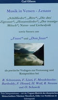 Cover: "Weil' auf mir, du dunkles Auge" - Lenaus Musik in Versen: die "Schilflieder", "Die drei Zigeuner", "Husarenlieder", "Der traurige M&ouml;nch", Natur- und Liebeslyrik sowie Szenen aus "Faust" und "Don Juan" als poetische Vorlagen zur Vertonung u. Komposition - Gibson, Carl