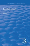 Cover: Essentials of Logic - Routledge