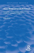 Cover: Three Medieval Greek Romances - Routledge