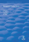 Cover: Management Control Theory - Routledge