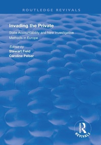 Enlarge image Cover: Invading the Private - Routledge