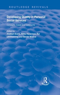 Abbildung von: Developing Quality in Personal Social Services - Routledge