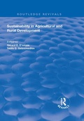 Cover: Sustainability in Agricultural and Rural Development - Routledge