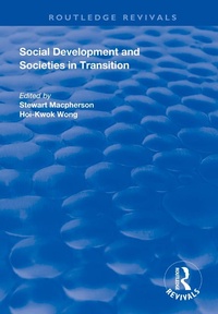 Enlarge image Cover: Social Development and Societies in Transition - Routledge