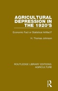 Cover: Agricultural Depression in the 1920's - Routledge