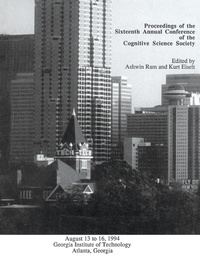Abbildung von: Proceedings of the Sixteenth Annual Conference of the Cognitive Science Society - Psychology Press Ltd