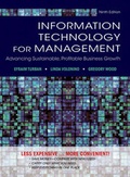 Cover: Information Technology for Management Reinventing the Organization 9E Binder Ready Version - Wiley