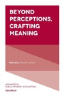 Cover: Beyond Perceptions, Crafting Meaning - Emerald Publishing Limited