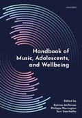 Cover: Handbook of Music, Adolescents, and Wellbeing - OUP eBook