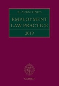 Abbildung von: Blackstone's Employment Law Practice 2019 - OUP eBook
