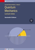 Cover: Quantum Mechanics: Lecture notes - Institute of Physics Publishing