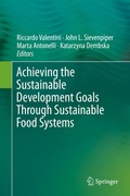 Cover: Achieving the Sustainable Development Goals Through Sustainable Food Systems - Springer