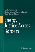 Cover: Energy Justice Across Borders - Springer